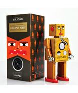 LILLIPUT ROBOT 5&quot; Saint John Wind Up Tin Toy Collectible Retro Outer Spa... - €23,14 EUR