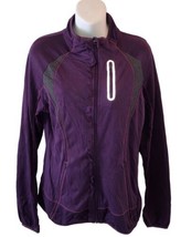 Athleta Jacket Womens Size?? Purple Prevail Full Zip Athletic Running *issues* - £18.14 GBP