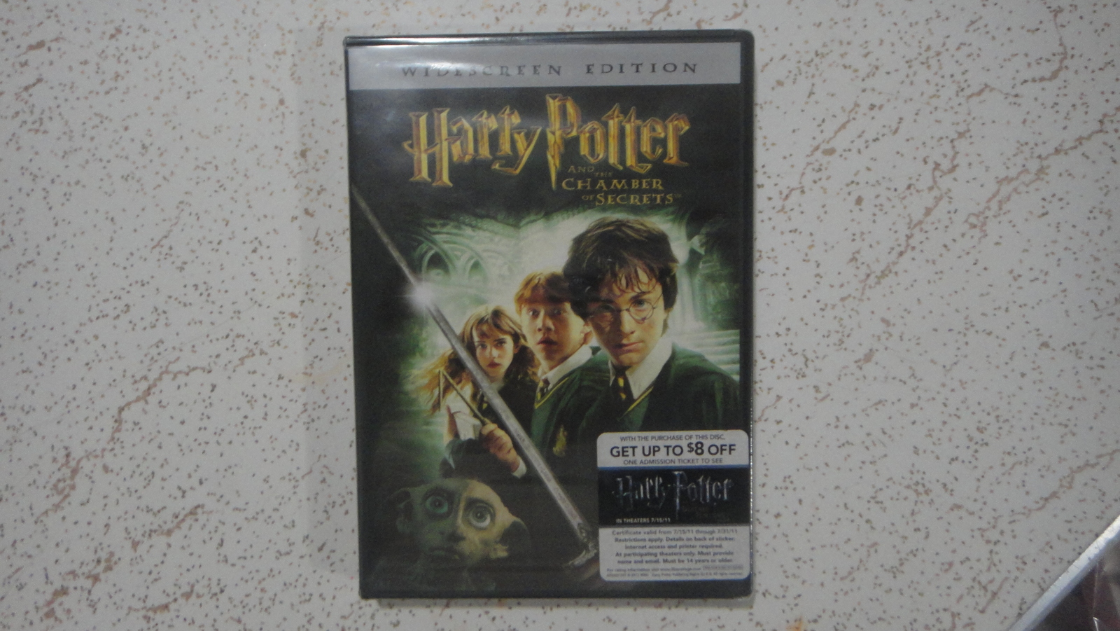 Primary image for Harry Potter and The Chamber of Secrets DVD, New & Sealed. LOOK!!