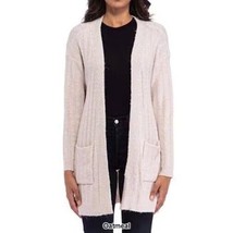 B Collection by Bobeau Womens Open Front Midi Cardigan Sweater L - $40.59