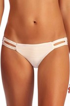 Vitamin A Swim Serafina Neutra Hipster Cali Strappy Cutout Bikini Bottom (XS/4) - £55.94 GBP