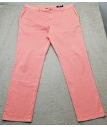 Vineyard Vines by Shep &amp; Ian Pants Mens 38x32 Pink Cotton Stretch Slash ... - $27.73