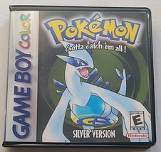 Pokemon Silver Version Case Only Game Boy Color Box Best Quality Pokémon - £10.92 GBP
