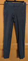 Banana Republic Martin Fit Charcoal Gray Stretch Trouser Pants Women&#39;s S... - $19.24