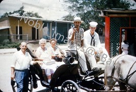 1953 Sailor in Horse Drawn Carriage Guantanamo Cuba Kodachrome Duplicate Slide - £3.16 GBP