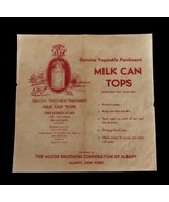 Vtg Moore Bros Albany NY Ephemera KVP Genuine Vegetable Parchment Milk C... - €12,78 EUR