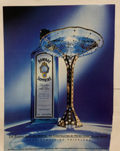 Bombay Sapphire Gin Artist Peter Crisp 2000s Magazine Print Ad - £3.94 GBP