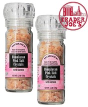 2 PacksTrader Joe&#39;s Himalayan Pink Salt Crystals Spice with Built in Gri... - £11.13 GBP