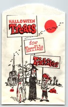 Trick Or Treat Halloween Candy Goodie Bag Terrible Tricksters Ghost Witch Moon - £11.41 GBP