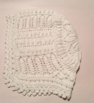 Vintage Crocheted Baby Bonnet image 4