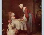 Saying Grace Painting by Jean-Baptiste-Siméon Chardin painting DB Postca... - $15.31
