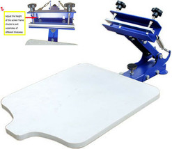 DIY 1 Station Single Color Table-Board Fixed Screen Machine New Free Shi... - £137.65 GBP