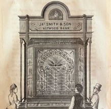 Thornton Needle Exhibit 1876 World Fair Centennial Expo Victorian Woodcu... - €60,79 EUR