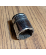 SNAP-ON TWM26 1/2 Inch Drive 26mm 6 Point Shallow Chrome Socket - $737.75 MXN