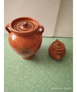 Vintage Clay Pitcher Clay Pitcher, + Teapot, Sets of 02 Two PCs-
show or... - $98.01