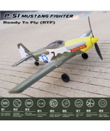 RC Airplane P51 Mustang Fighter 4CH Gyro Control Glider Aerobatic Stunt ... - $150.90 CAD