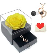 Birthday gifts for mom - Eternal Rose Gifts for women Preserved Rose Flo... - £22.99 GBP