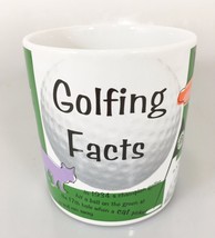 Starbucks Golfing Facts Coffee Mug Cup 1997 Oversize 16 oz Daleet Zigelboim - $20.09