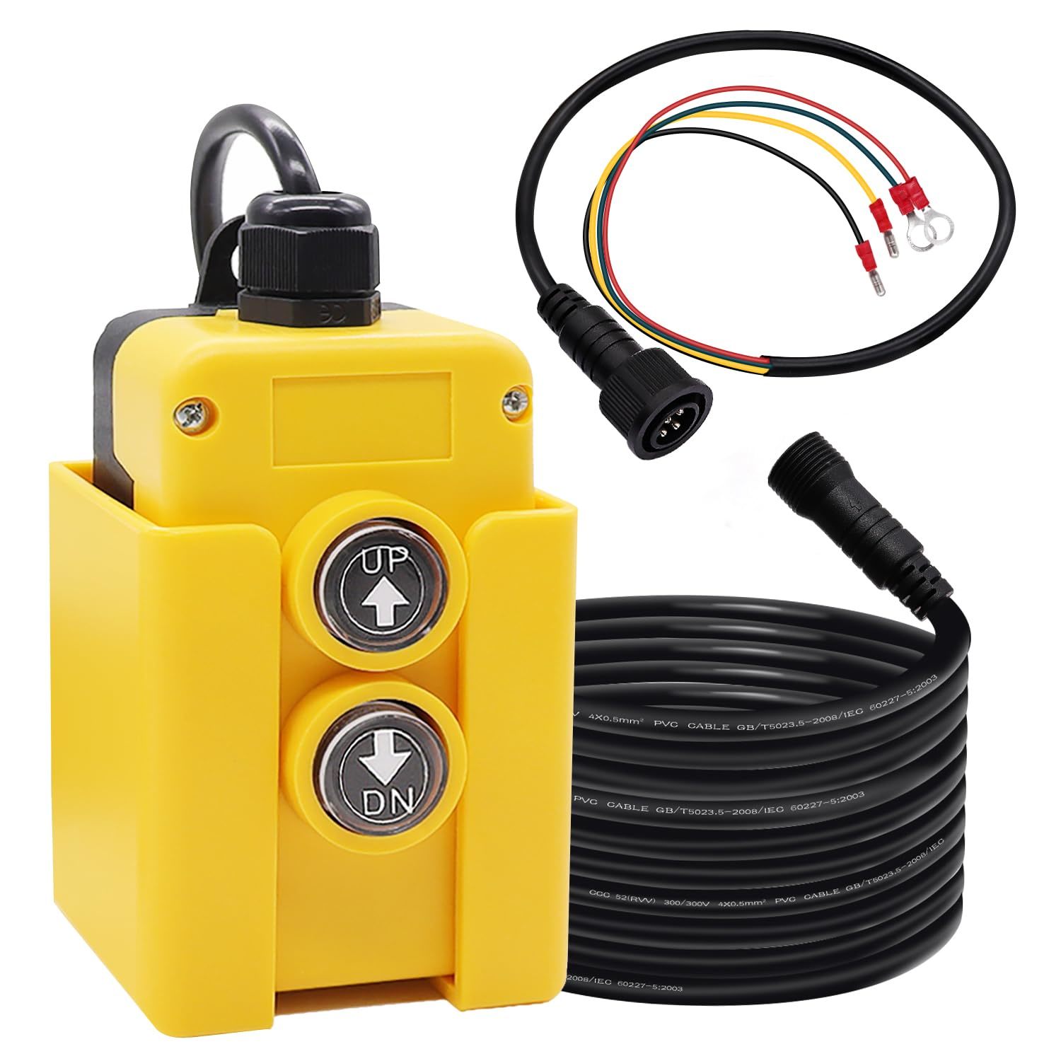Mankk 4 Wire Dump Trailer Remote Control Switch 12V Dc Up Down Control, 4W - $37.98