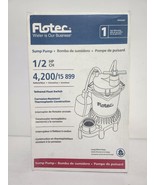 FLOTEC FPZS50T 1/2 HP 4200GPH THERMOPLASTIC SUBMERSIBLE SUMP PUMP NEW - $118.74