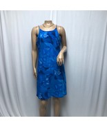 Expression Womens Blue Sleeveless Floral Print Dress Size 9-10 Vacation ... - $19.59