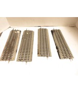 LIONEL FASTRACK 12014 - 10&quot;  TRACK SECTIONS - FOUR - USED - GOOD - SH - $12.82