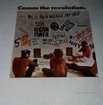 Hippie Classical Music Cash Box Magazine Photo Ad Vintage 1968 Counter Culture - £11.95 GBP