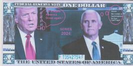 2024 Mike Pence Back Stabs Donald Trump Hard Feel $1 Novelty Bill yes Buy now .. - £3.15 GBP