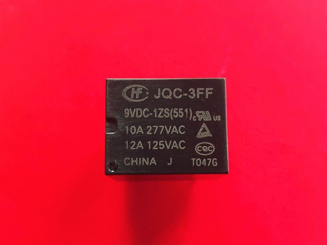 JQC-3FF, 9VDC-1ZS(551), 9VDC Relay, HONGFA Brand New!! - $9.00