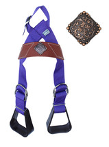 Horse Western Nylon Adjustable Saddle Youth Rider Kids Buddy Stirrups 51... - $36.62