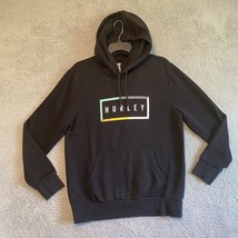 Hurley Men’s M Graphic Black Hoodie Ultra Soft Fleece Mid-Weight Sweatshirt - £15.48 GBP