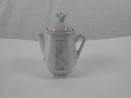 Vintage Precious Moments 1995 Teapot Shape Spice Jar Enesco TARRAGON 4&quot; - £6.15 GBP