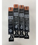 Canon CLI-226BK Ink Cartridge - Black LOT OF 4 - $251.02 MXN