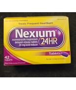 Nexium 24hr Esomeprazole 20 mg Acid Reducer 42 Tablets (K8) - $18.61