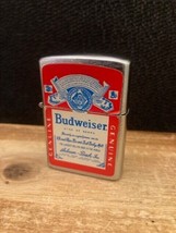 Vintage My-Lite Flip Top Budweiser Cigarette Lighter As Is Untested - $9.41