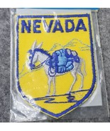 Voyager Nevada Mule Donkey Pack Animal Embroidered Patch Souvenir Yellow... - $17.76 CAD