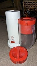 Mr Coffee The Iced Tea Pot Red TM1.5  2 Quart Pitcher Ice Tea Maker Comp... - £30.92 GBP