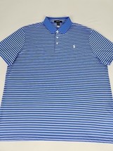 Ralph Lauren RLX Classic Fit Short Sleeve Golf Polo Men&#39;s 2XL Purple Str... - $49.99