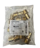 10 Pack Uponor LF4521010 ProPEX LF Brass Male Threaded Adapter 1&quot; Pex x ... - $190.54 CAD