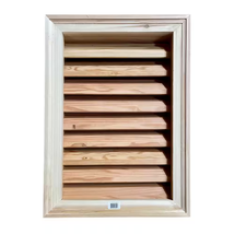 16 In. X 24 In. Rectangular Wood Built-In Screen Gable Louver Vent W/ Br... - $72.04