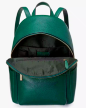 NWB Kate Spade Leila Dome Backpack Dark Green Pebbled Leather K8155 Gift... - £112.89 GBP