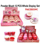 Kitty My Melody Powder Blush 12 PCS Wholesale Display Set &quot;PICK ANY&quot; - $471.03 MXN