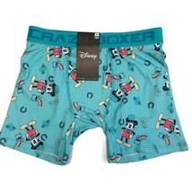 Disney Mens Mickey Mouse St Patricks Boxer Briefs Crazy Boxer Light Blue... - $15.14