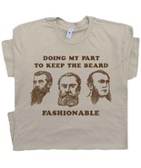 Cool Beard T Shirt Funny Beard Graphic Shirts Vintage Hipster Barber Sho... - $27.34 CAD