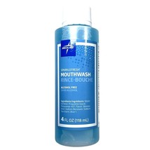 Medline Mouthwash Rinse Sparkle Fresh Alcohol Free CTR000413 4oz EXP 11/25 9/26 - £4.32 GBP