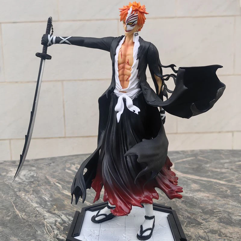 Bleach Thousand Year Blood War Kurosaki Ichigo Anime Figure GK Ban Kai Manga - £45.05 GBP+