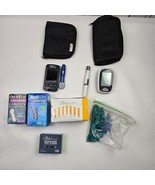 Lot of Diabetic Supplies Testing Machines, Lancets, Strips Unused. - $39.59