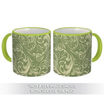 Royal Arabesque : Gift Mug Vintage Style Ornament Seamless Pattern Abstract Clot - $15.90