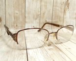Sophia Loren Brown Tortoise Half-Rim Eyeglasses FRAMES Beau Rivage 86 51... - $39.57