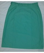 1978 US ARMY RARE MINT GREEN AG-388 WOMENS SUMMER WARP SKIRT 14R - $379.25